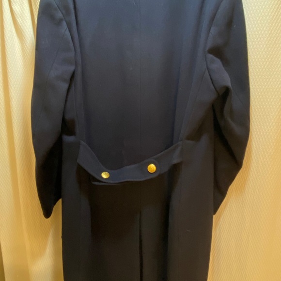 Vintage Police Peacoat /100% Wool - Picture 2 of 6